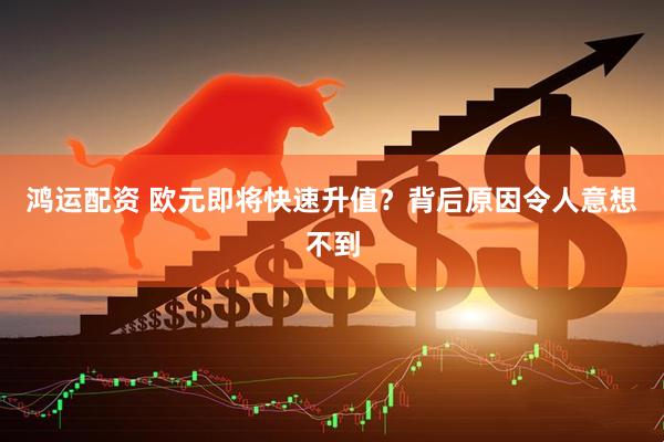 鸿运配资 欧元即将快速升值？背后原因令人意想不到